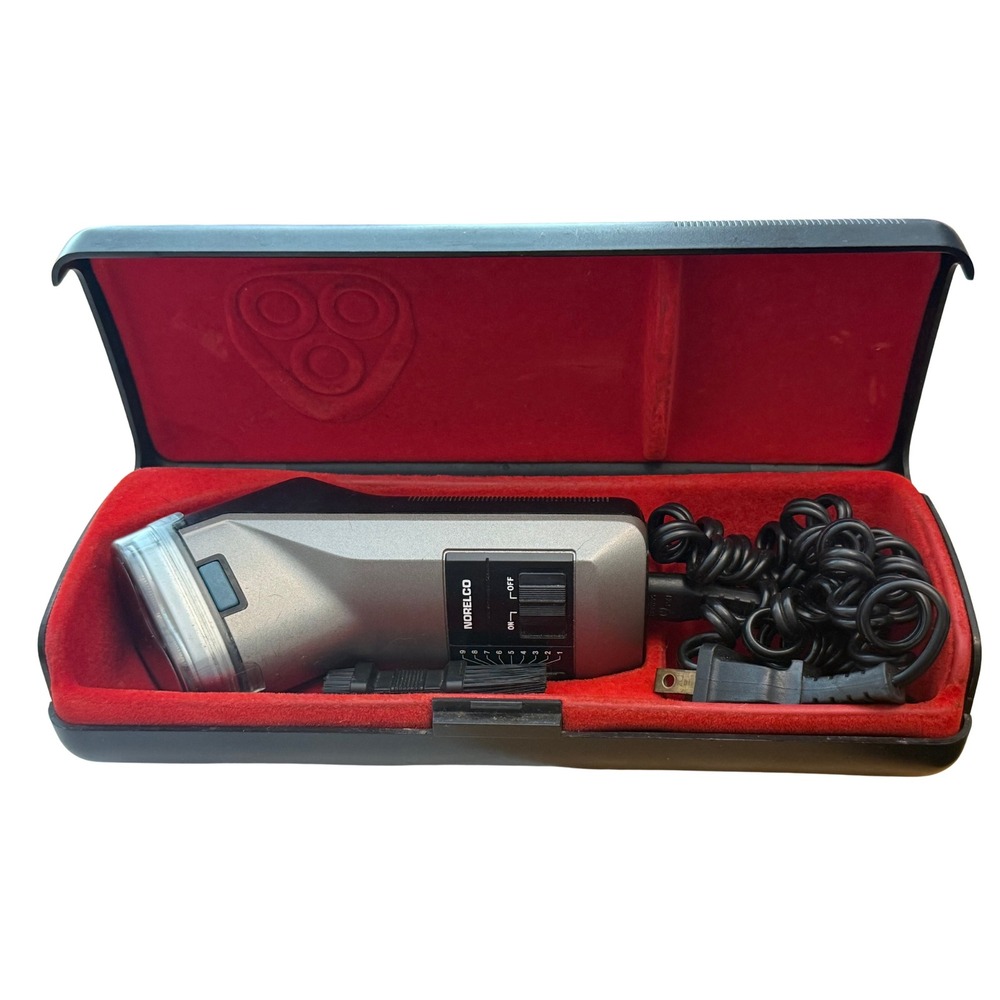 Vintage Norelco Electric Shaver Rotary Razor Model 925 With Case
